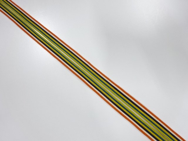 アンティーク　正絹　帯留め用　手組四分紐